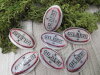 Bouton ballon de rugby