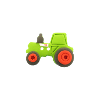 Bouton tracteur vert Claas