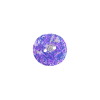 Bouton rond brillant mélange bleu violet