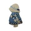 Bouton fille Sunbonnet bleu Camille
