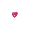 Bouton petit coeur fuschia