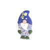 Bouton gnome foret bonnet violet