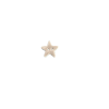 Bouton mini étoile blanc nacré