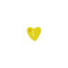 Bouton petit coeur jaune lumineux