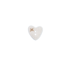Bouton petit coeur mastic foncé