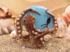 Bouton gros rond fond de mer